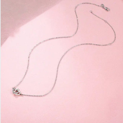 Mini Interlock Heart Mother and Daughter Necklace - Hidden Forever