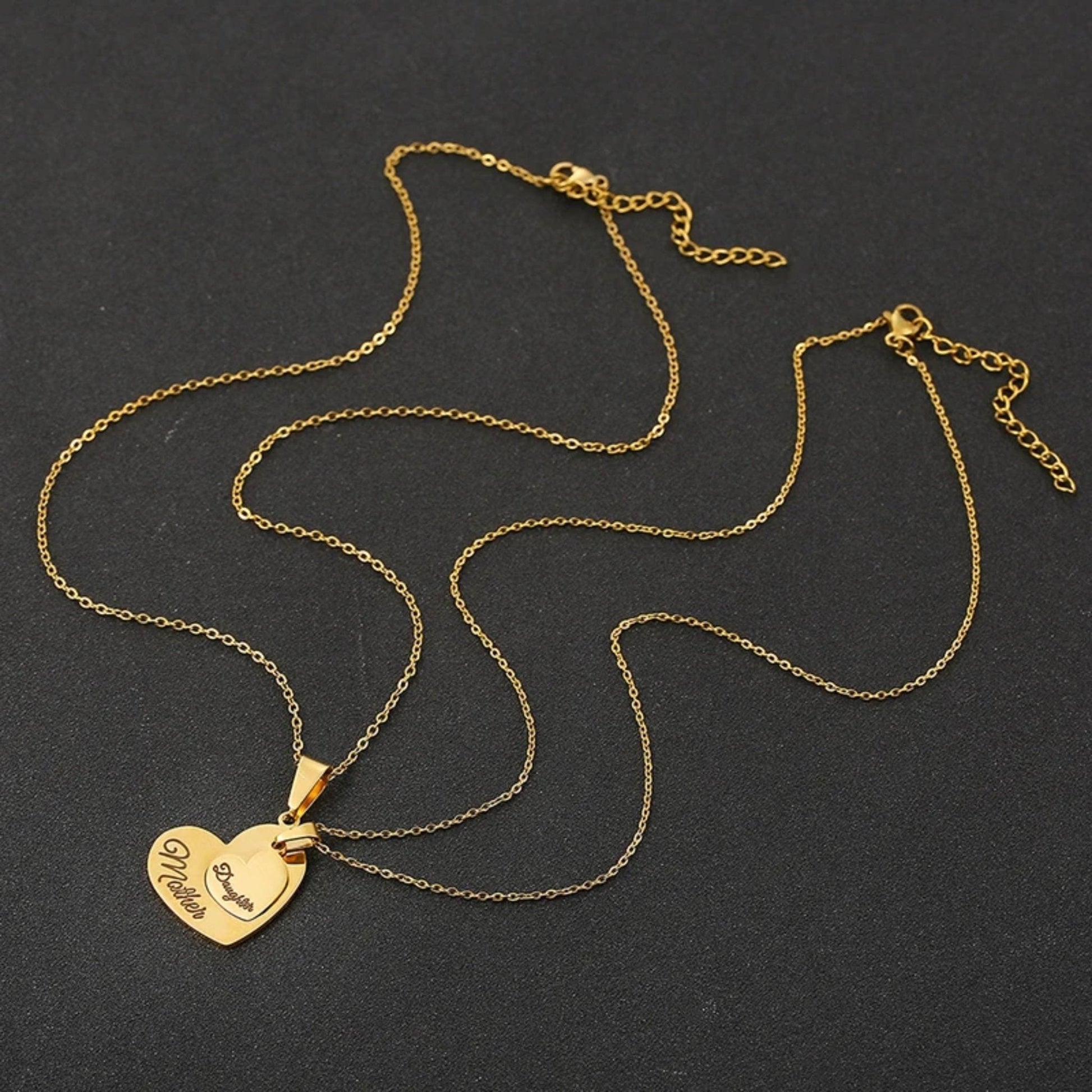 Mother and Daughter Matching Bond Necklace - Hidden Forever