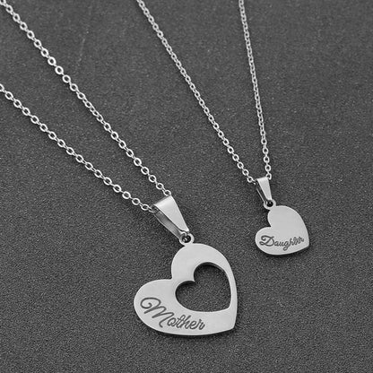 Mother and Daughter Matching Bond Necklace - Hidden Forever