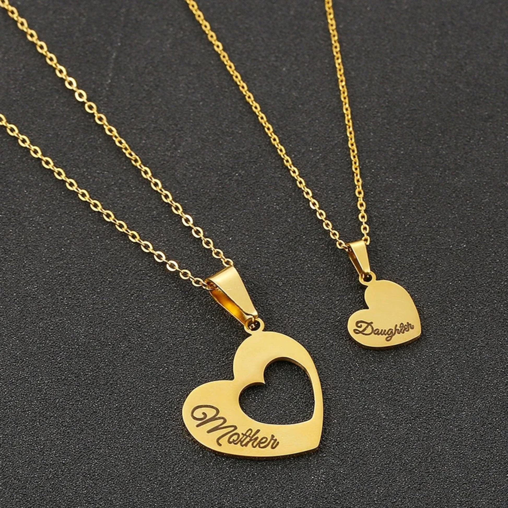 Mother and Daughter Matching Bond Necklace - Hidden Forever
