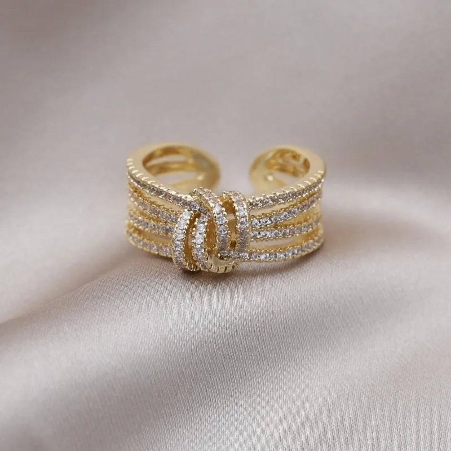Mother & Daughter Bond Double Band Fashion Ring - Hidden Forever