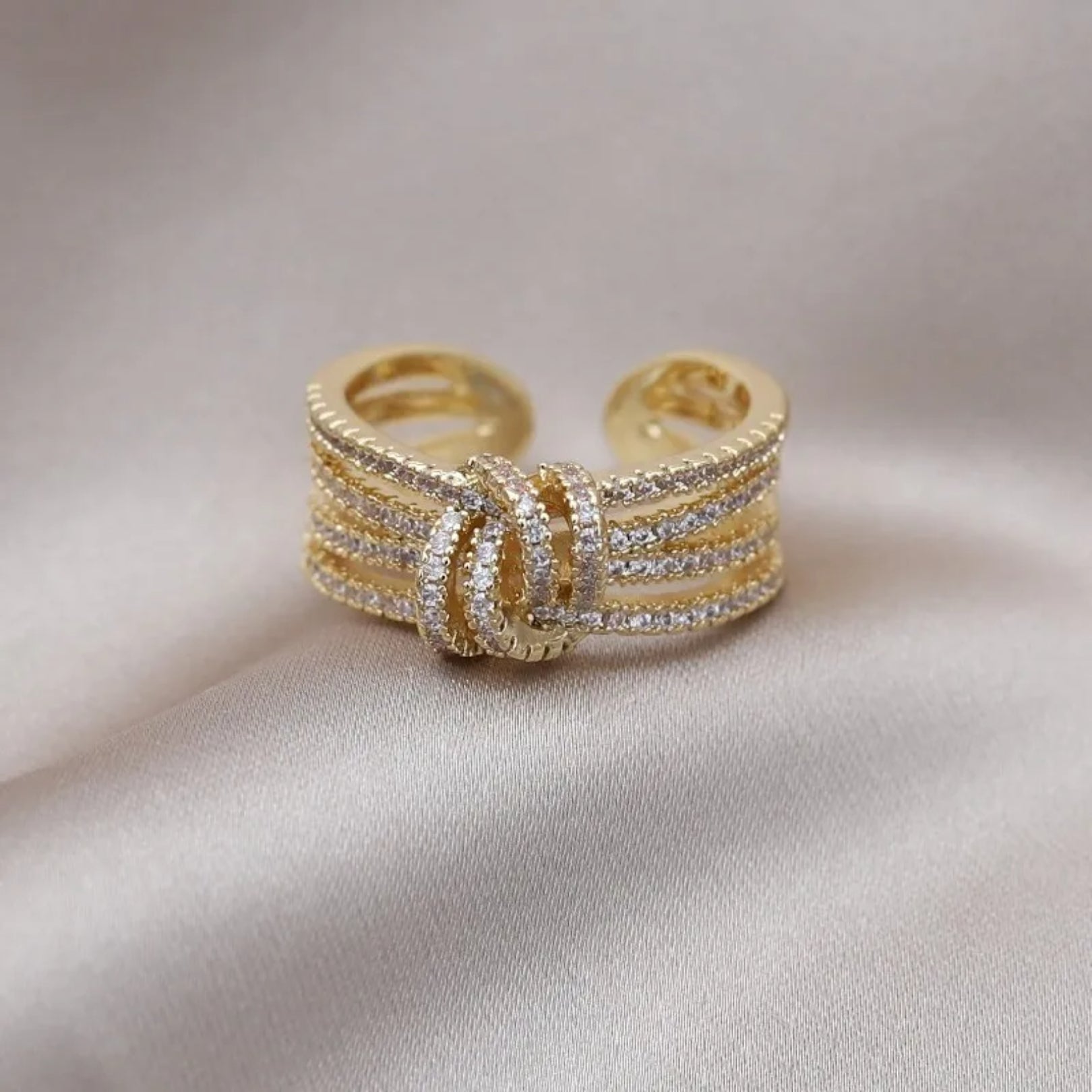 Mother & Daughter Bond Double Band Fashion Ring - Hidden Forever