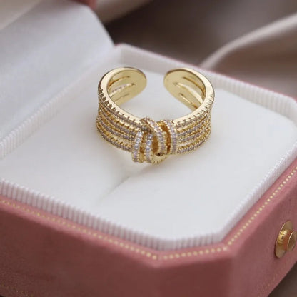 Mother & Daughter Bond Double Band Fashion Ring - Hidden Forever