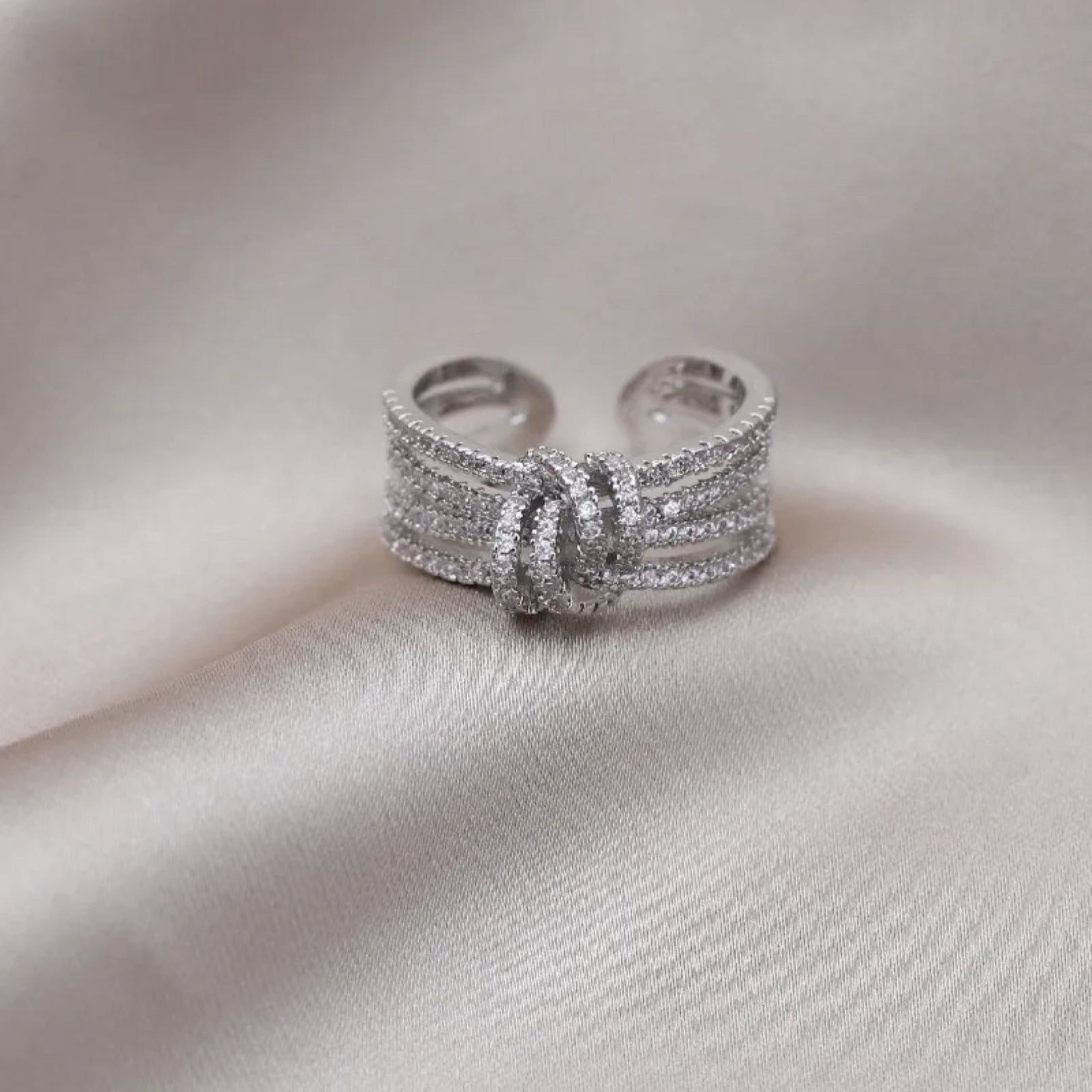 Mother & Daughter Bond Double Band Fashion Ring - Hidden Forever
