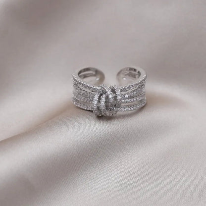 Mother & Daughter Bond Double Band Fashion Ring - Hidden Forever