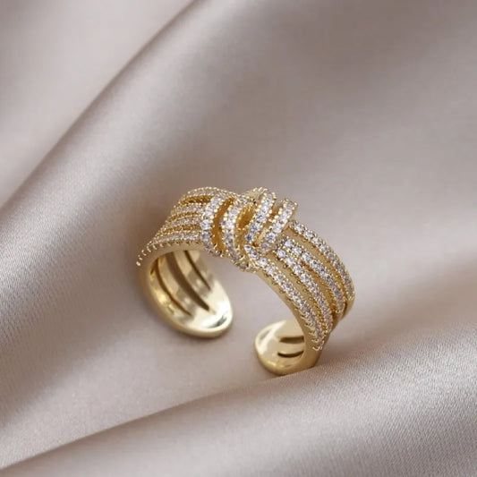 Mother & Daughter Bond Double Band Fashion Ring - Hidden Forever