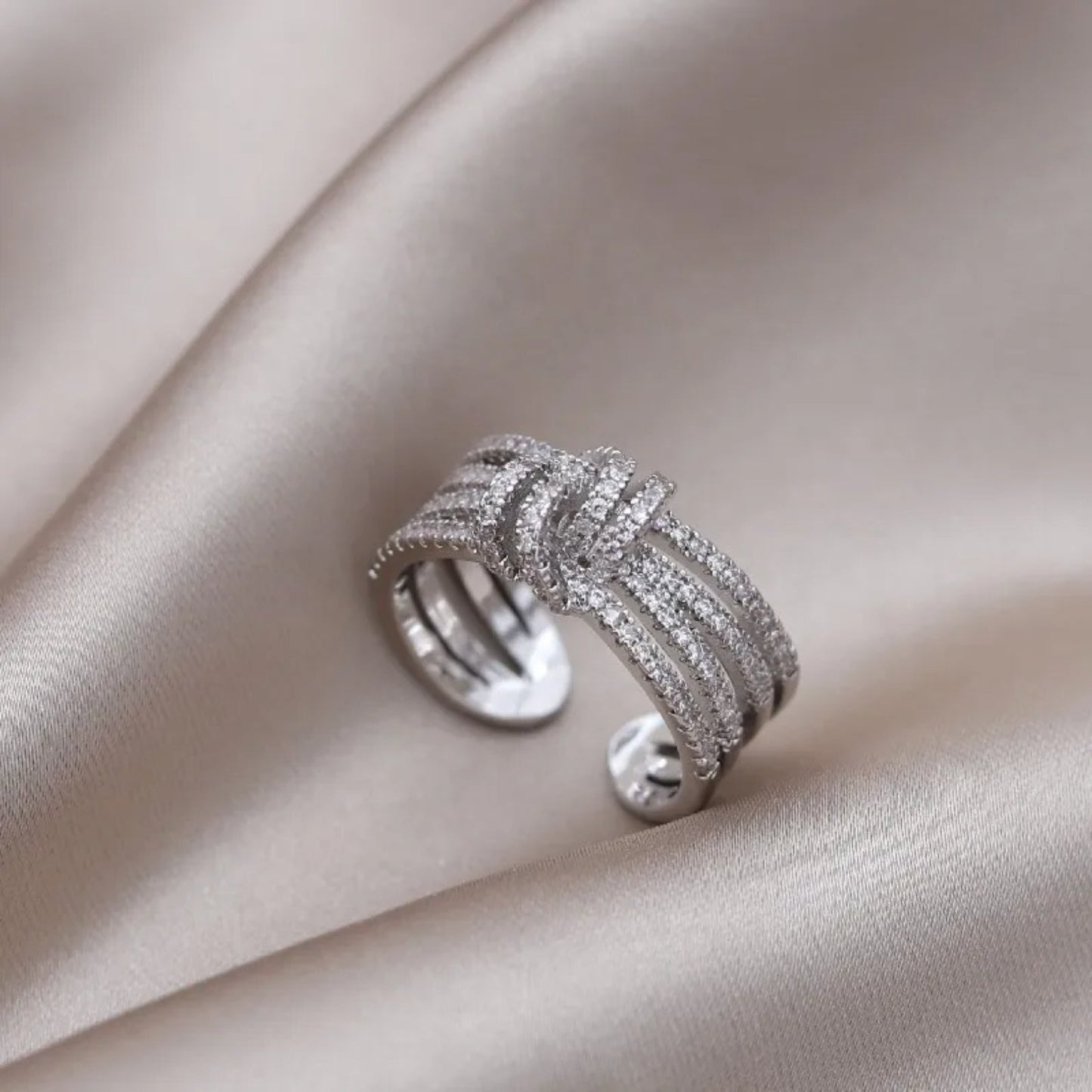 Mother & Daughter Bond Double Band Fashion Ring - Hidden Forever