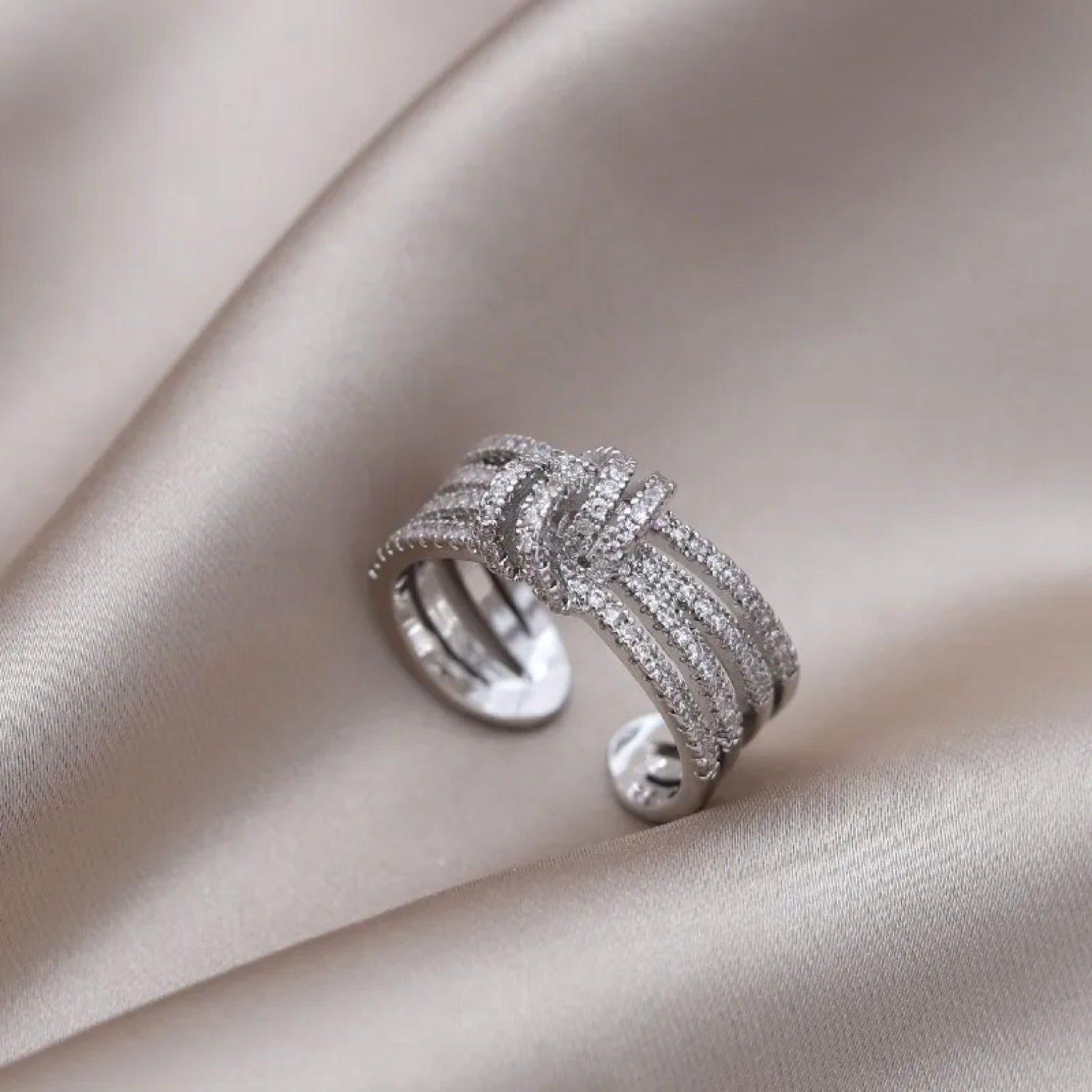 Mother & Daughter Bond Double Band Fashion Ring - Hidden Forever