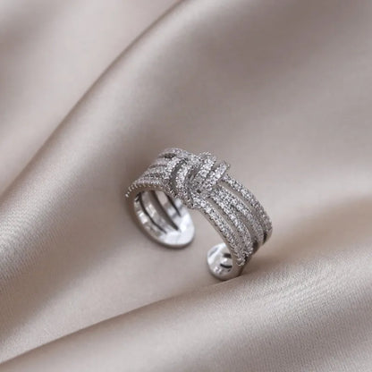 Mother & Daughter Bond Double Band Fashion Ring - Hidden Forever