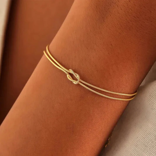 Mother & Daughter Bond Knot Bracelets - Hidden Forever