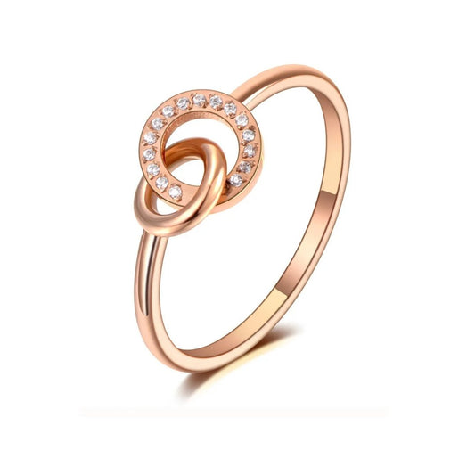 Mother & Daughter Interlink Bond Ring - Hidden Forever