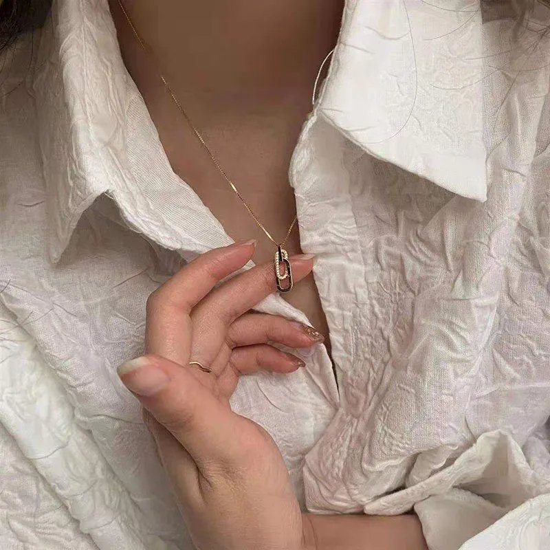 Mother & Daughter Linked Together Forever Necklace - Hidden Forever
