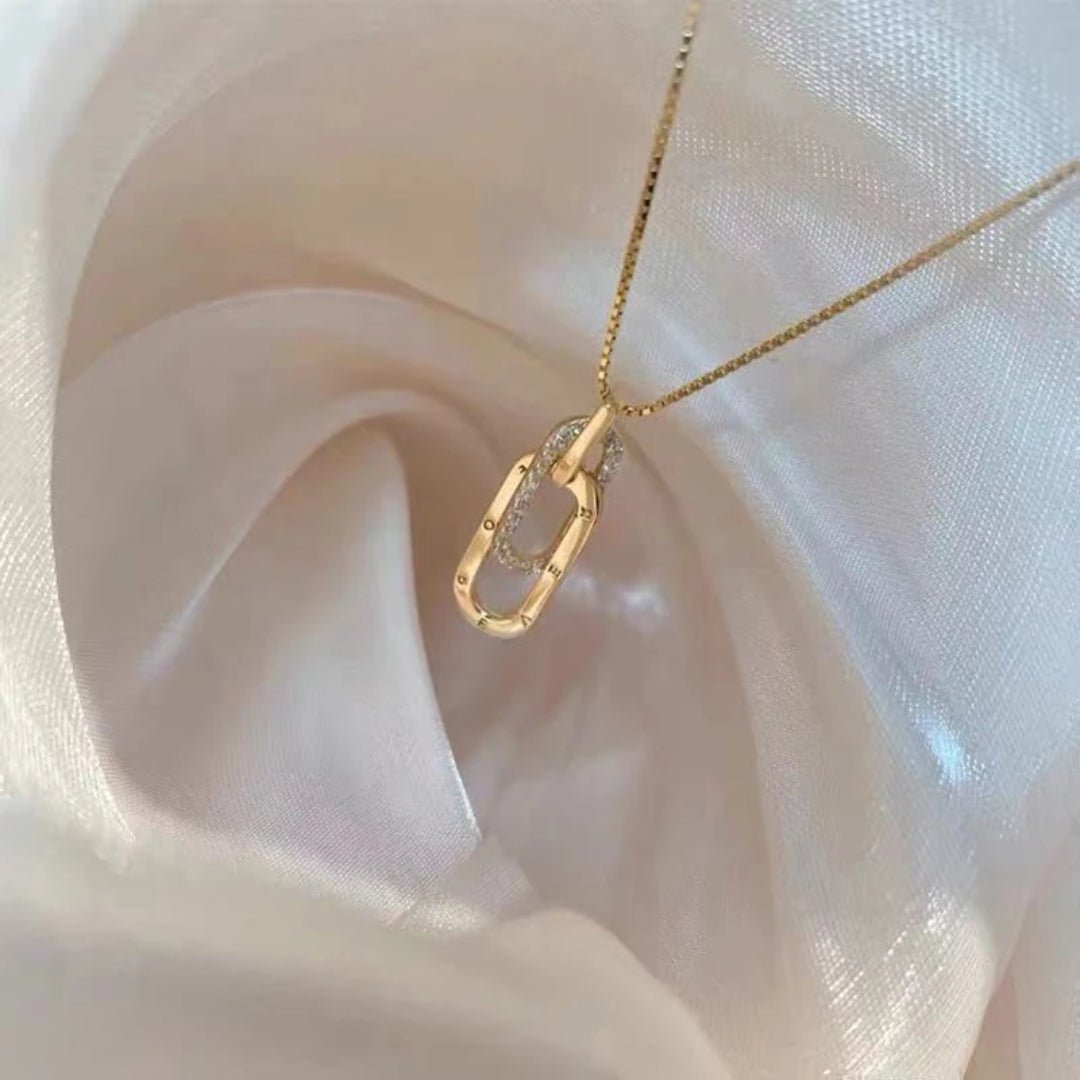 Mother & Daughter Linked Together Forever Necklace - Hidden Forever