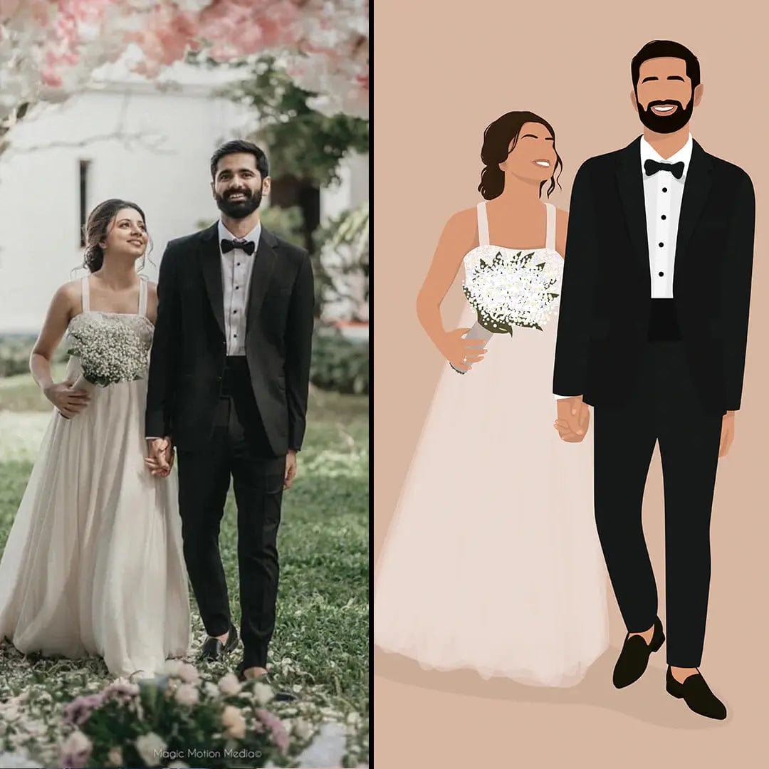Premium Custom Faceless Portrait - Upload Your Photo - Hidden Forever