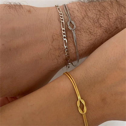 Wife and Husband Bond Knot Bracelets - Hidden Forever